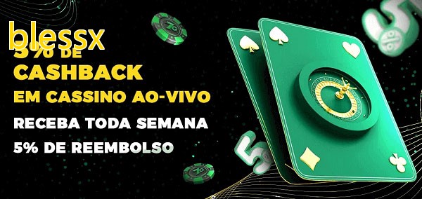 Promoções do cassino ao Vivo blessx